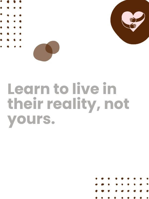 Our purpose as caregivers is to provide comfort, support, &amp; empathy, so it&#39;s important to go along with their perception of reality. Correcting them will only bring them shame, frustration, agitation, &amp; erode their trust in you.