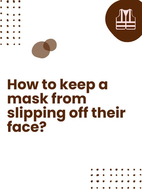 Use a Goody Half-Claw Hair Clip to secure the straps in the back to prevent the mask from slipping off.