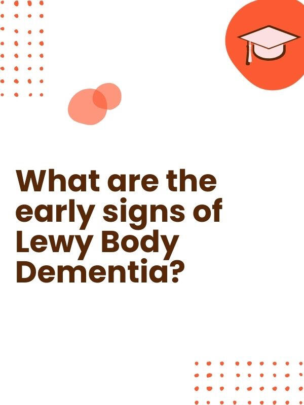 Lewy Body Dementia can show up in different ways, such as: • memory problems • problems multitasking • hallucinations • difficulty staying focused • sleep issues • acting out dreams • tremors • balance issues / falls