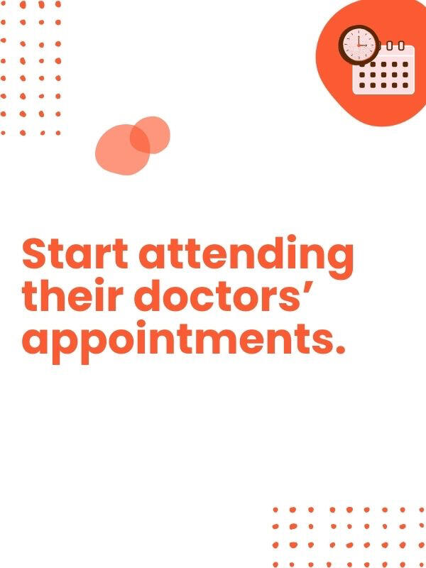 Someone with cognition problems shouldn&#39;t attend doctor&#39;s visits alone. Call in remotely if you can&#39;t go in person. If you meet resistance, tell your loved one you want to support them (you do!) or offer to take notes.