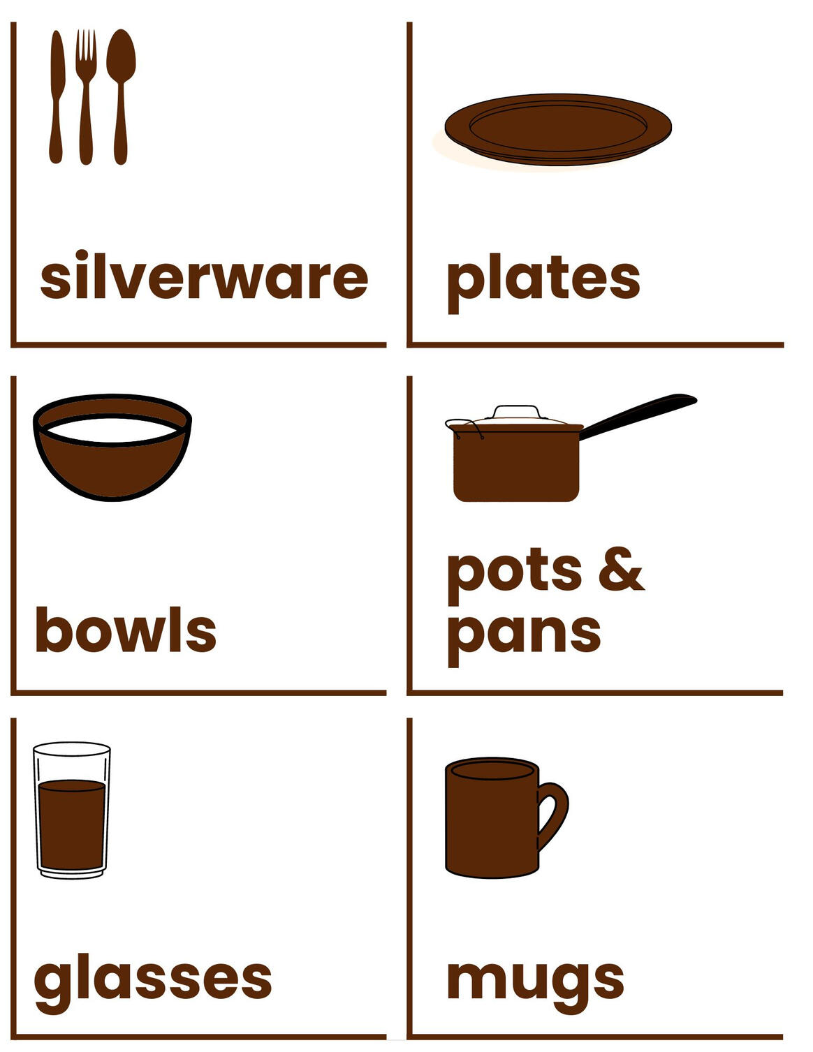 Free Lewy Body Dementia Kitchen Labels