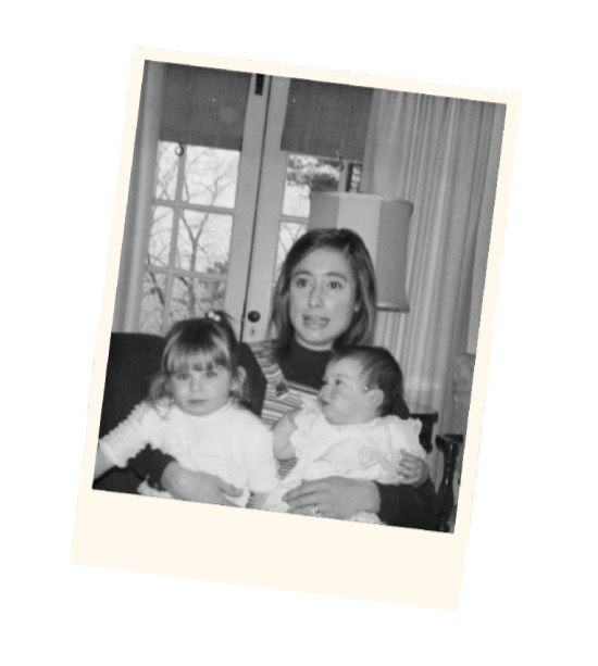 Susan with her daughters